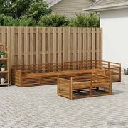 Set di divani da esterno 8 pcs Naturale