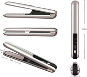 Clip capillare senza fili - Mini clip capillare - Clip capillare portatile - Clip capillare ricaricabile - Svelta riscaldamento - Colore champagne