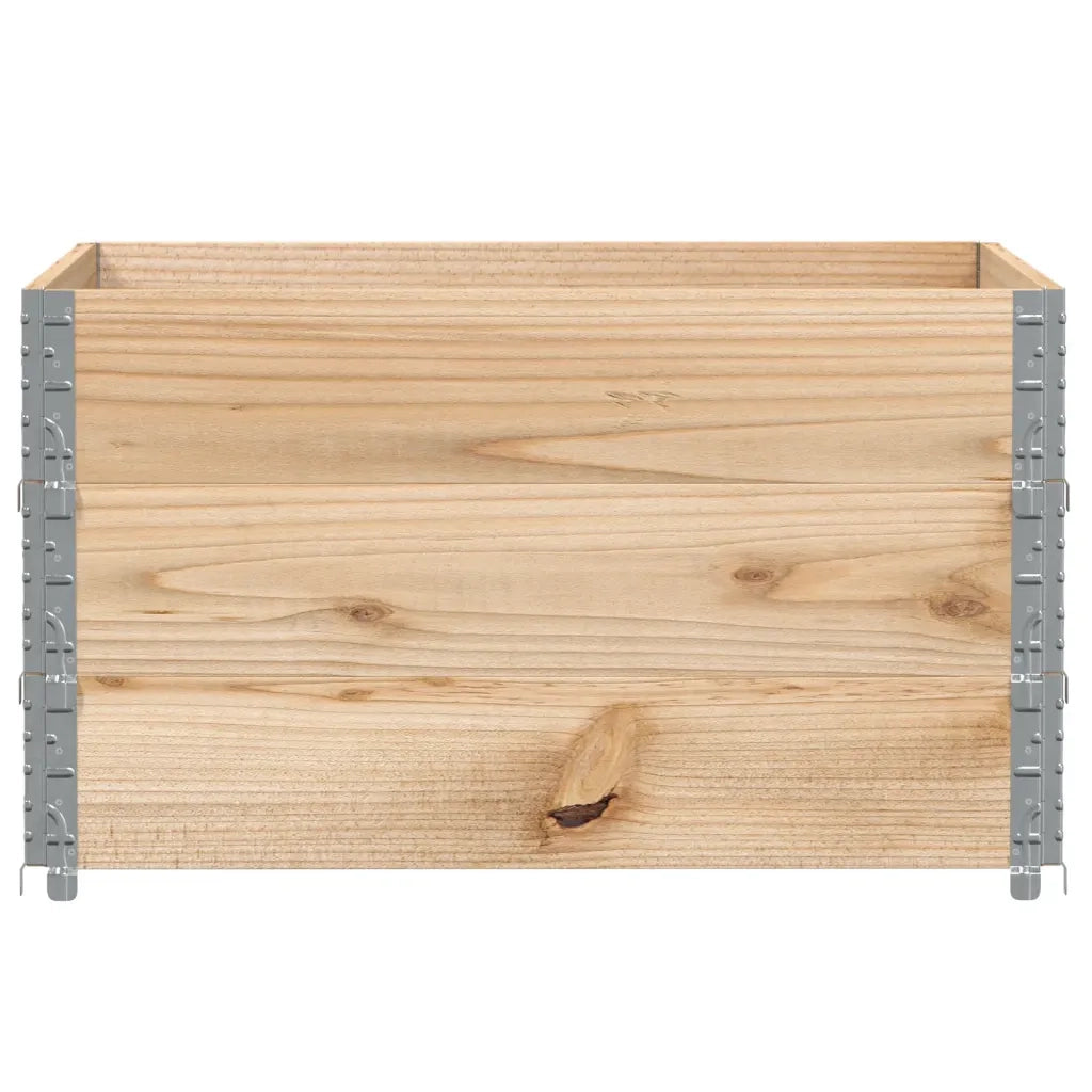 vidaXL Fioriera da Giardino 100x100 cm in Legno Massello di Pino