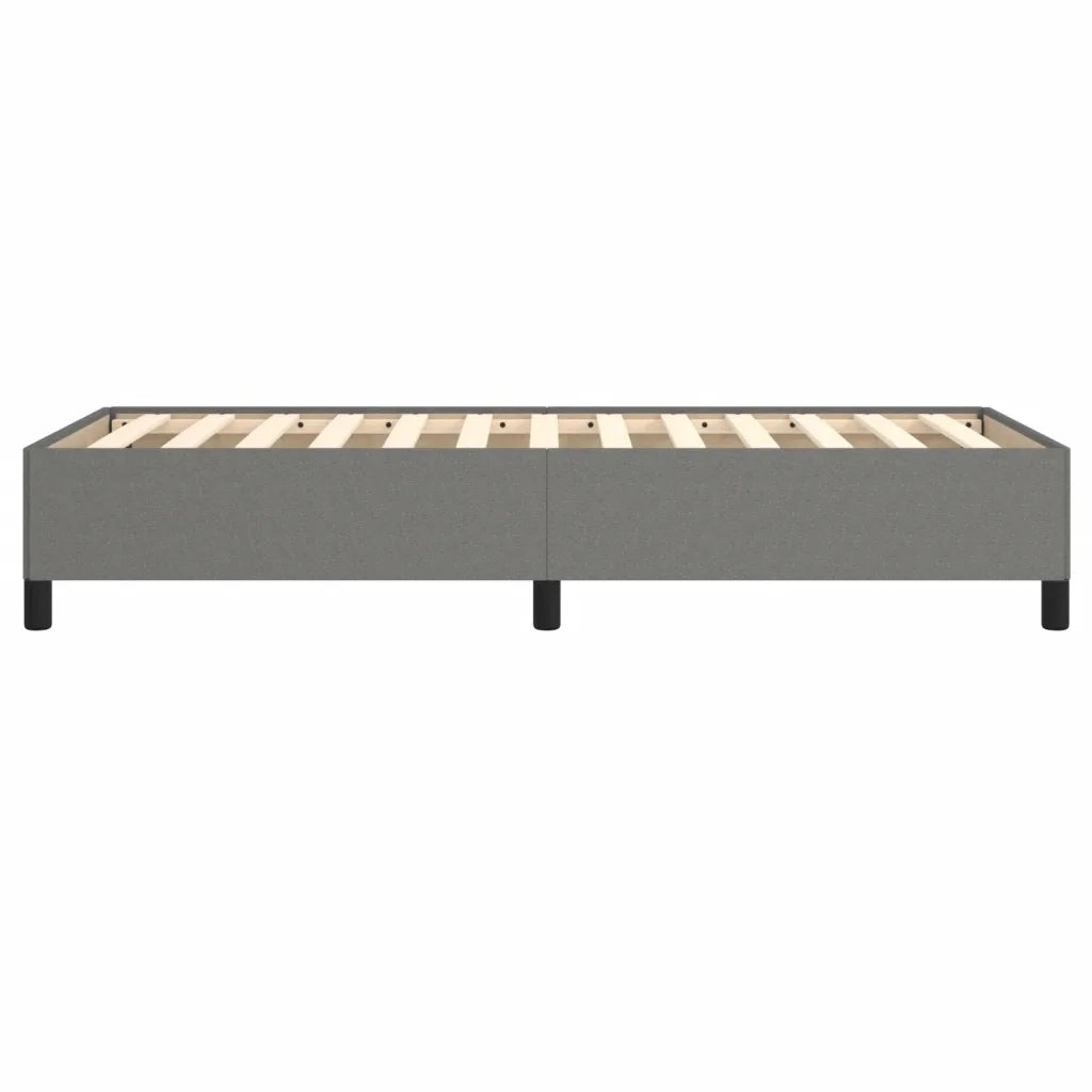 Giroletto senza Materasso Grigio Scuro 80x200 cm Tessuto 347019