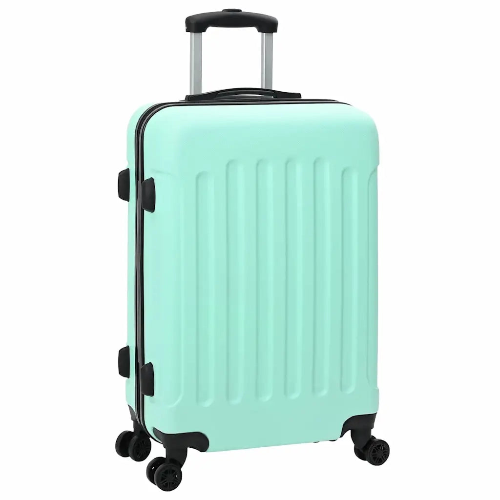 Valigia 3 pz Verde menta 50 x 31 x 78 cm Plastica ABS CFW7684528
