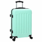 Valigia 3 pz Verde menta 50 x 31 x 78 cm Plastica ABS CFW7684528