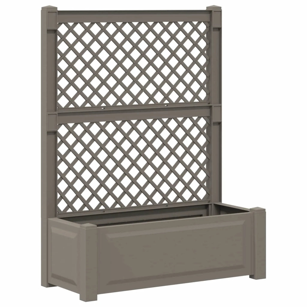 Vaso Grande con Direzione 2 pz Grigio 143 x 143 x 133,5 cm PP CFW6307935