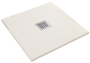 Piatto Doccia in Pietra 90x90 cm Bonussi Ardesia Stone Central Crema