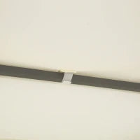 Copertura per Gazebo da Giardino Tetto Sostitutivo Anti-UV Impermeabile in Poliestere 3x4m, Beige