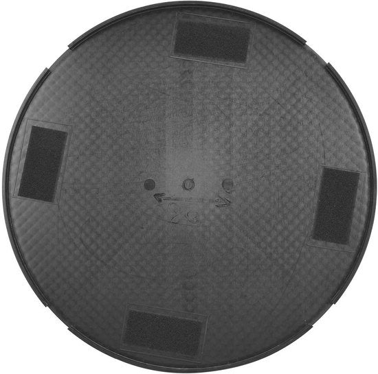 Piastra di appannamento 37,5 cm - Materiale duro in plastica - Autoadesivo - Appannamento efficiente - Attrezzo per calcestruzzo - Adesione forte - Piastra di appannamento