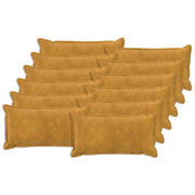 Cuscino con cuscino HOUTEN 12 pz Giallo Fleece in microfibra 934032