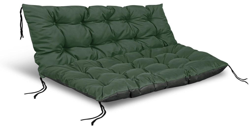 AIO FACTORY Set di cuscini da giardino impermeabili verdi 120x80 cm