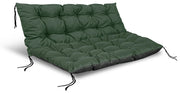AIO FACTORY Set di cuscini da giardino impermeabili verdi 120x80 cm