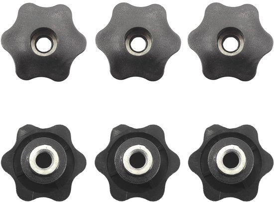Maniglia a forma di sfera in ottone di alta qualità - 6 pezzi - Duraturo - Sostenibile - Facile da installare - Adatto per mobili - Maniglia
