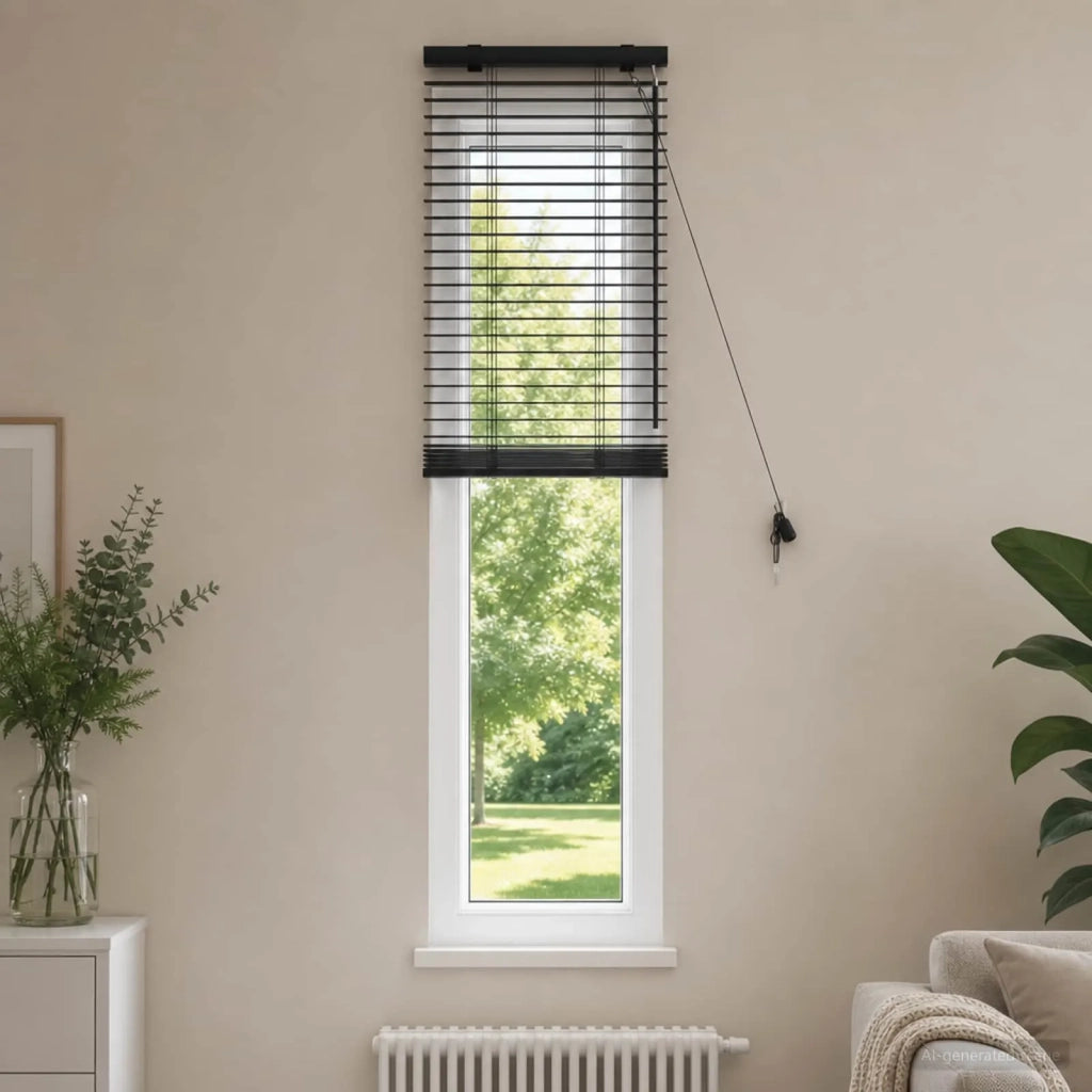Tenda Veneziana Nero 45 x 160 cm 35 mm 42015480