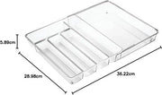 Organizzatore per l'armadio della cucina - l'ideale contenitore trasparente per la cucina - contenitore estensibile per tutti gli utensili da cucina