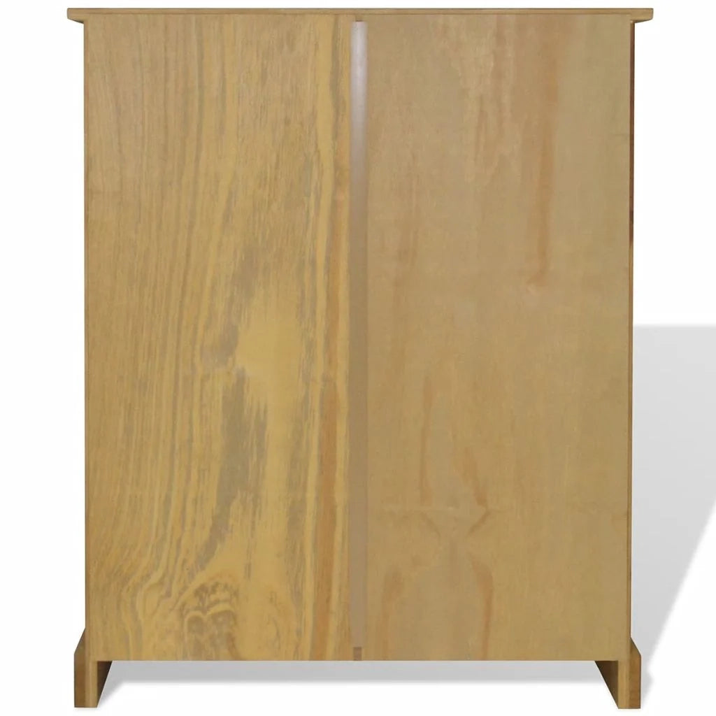 Libreria di design a 3 ripiani pino 100 cm beige 2702019/2
