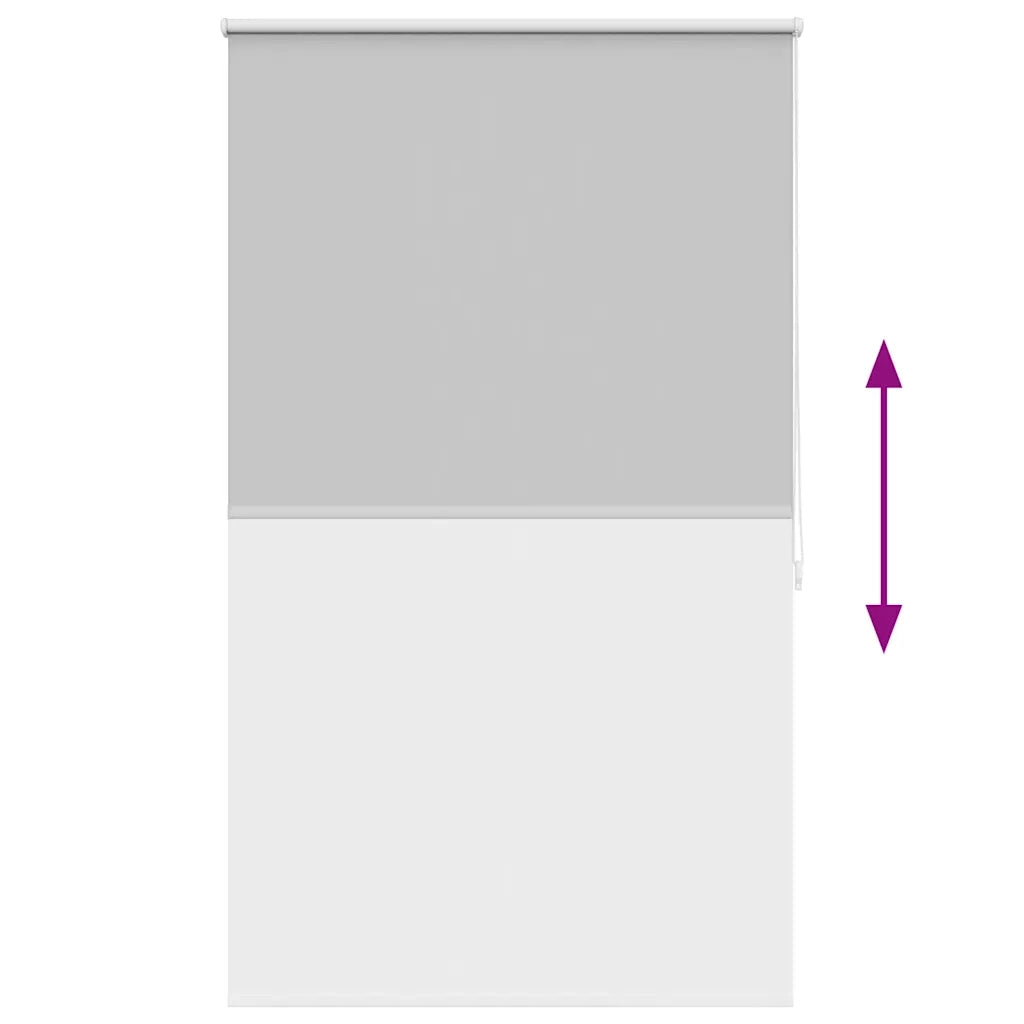 Tenda a rullo | Tenda avvolgibile oscurante 84,4x175 cm Tessuto Larghezza 80 cm grigio