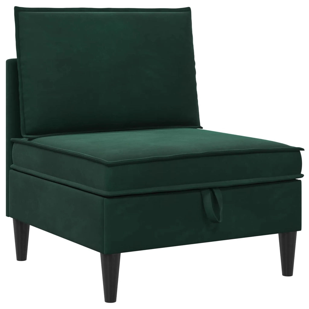 Set di mobili per il soggiorno 4 pcs Verde Scuro Velluto 3413739
