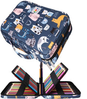 Etui XXL con 220 cassette per pennarelli, astuccio impermeabile per matite acquerello, pennelli e penna stileca, regalo per studenti e artisti.