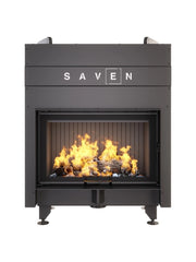 Inserto per camino a legna Nero - Energy Up 80x50 (17,0 kW) ECO