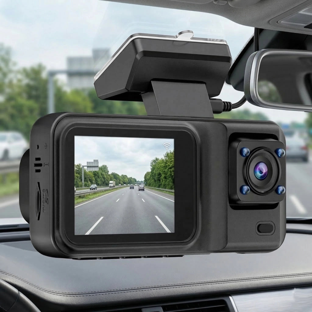 DASH CAM AUTO WIFI 1080P TELECAMERA AUTO SCHERMO 2" GRANDANGOLO AS-08126