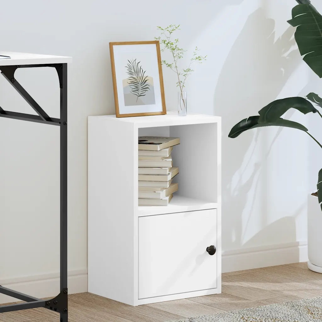 Libreria Bianca 31x24x52 cm in Legno Multistrato 860319