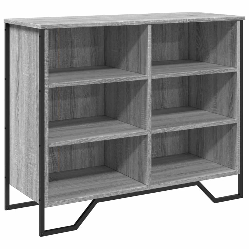 Buffet credenza cassettiera armadio mobile contenitore organizer cucina soggiorno Sonoma 91 x 35,5 x 74,5 cm legno ingegnerizzato grigio 02_0036557