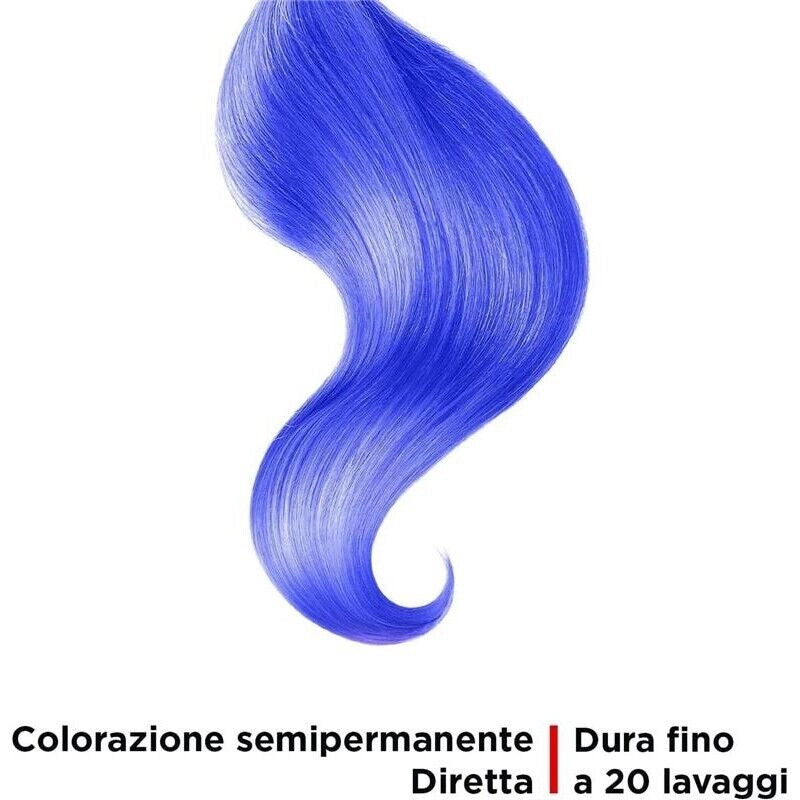 VITALCARE TINTA SEMIPERMANENTE PROFESSIONALE PER CAPELLI MORBIDI IDRATATI E LUMINOSI IN COLORE BLU 100 GR