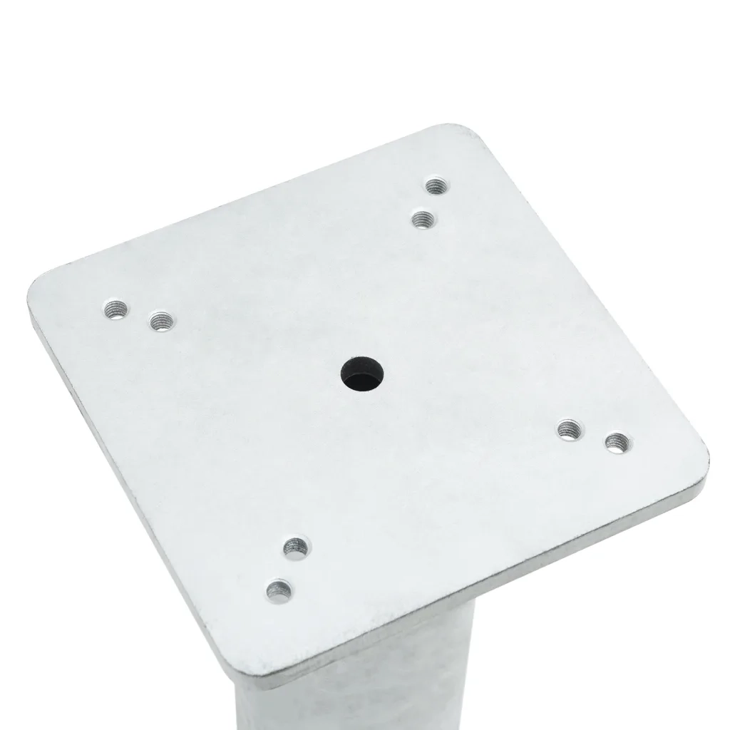 Base per Ombrellone Interrata Argento 16x16x39,5 cm Acciaio CFW8989191