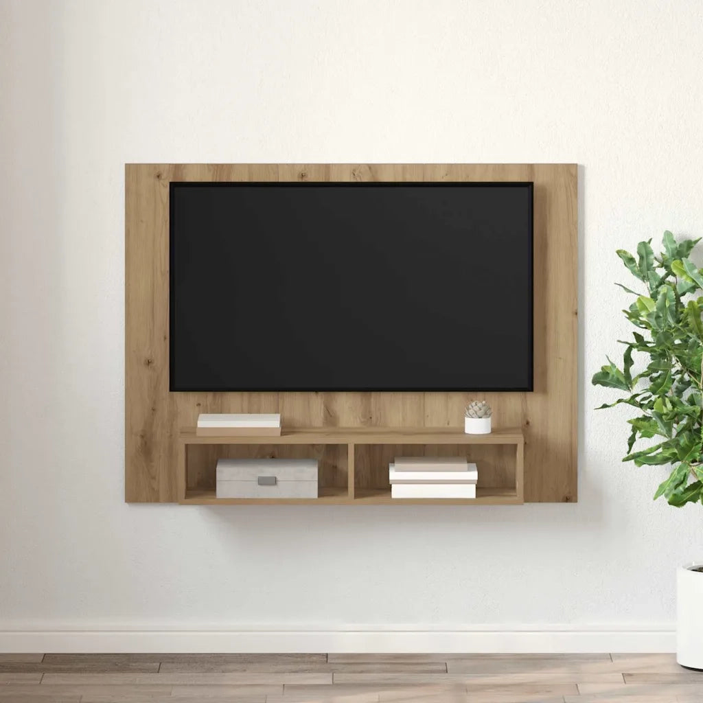 vidaXL Mobile TV da Parete rovere artigianale 120 x 23.5 x 90 cm