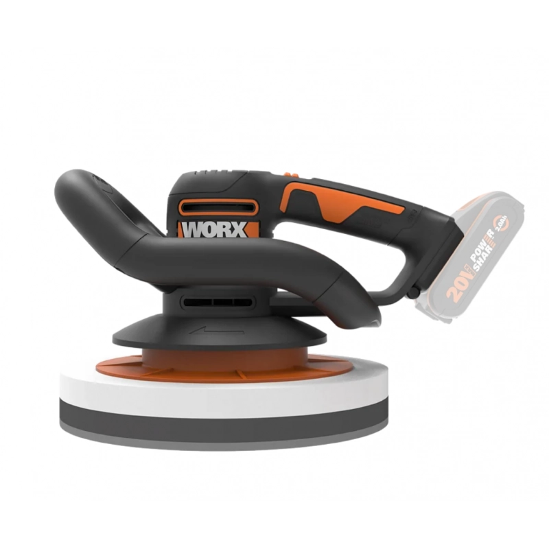 Spazzola Lucidatrice a Batteria 20V WX856.9 Ø254 mm 3000 giri/min per Auto e Superfici - Worx