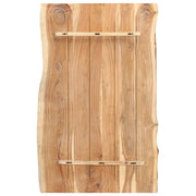 Piano del Tavolo in Legno Massello di Acacia 100x(50-60)x3,8 cm 286332