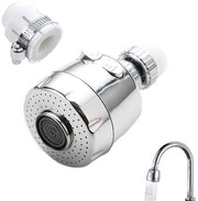 Spout con Luce a 360° Rotante - Filtro Efficace per Risparmio d'Acqua - Adattatore di Rubinetto Flessibile - Impermeabile all'Acqua di Scarico - Costruito con Acciaio Inossidabile di Alta Qualità - Progettato per Durata e Senza Fuga