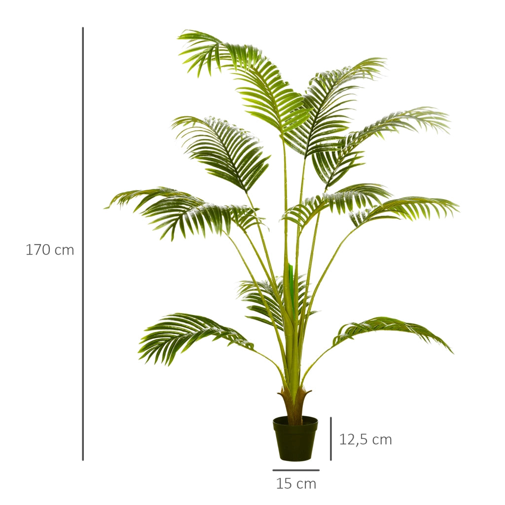 Palma Areca Artificiale 170cm ¨C zephmum ¨C Verde ?15x170 cm