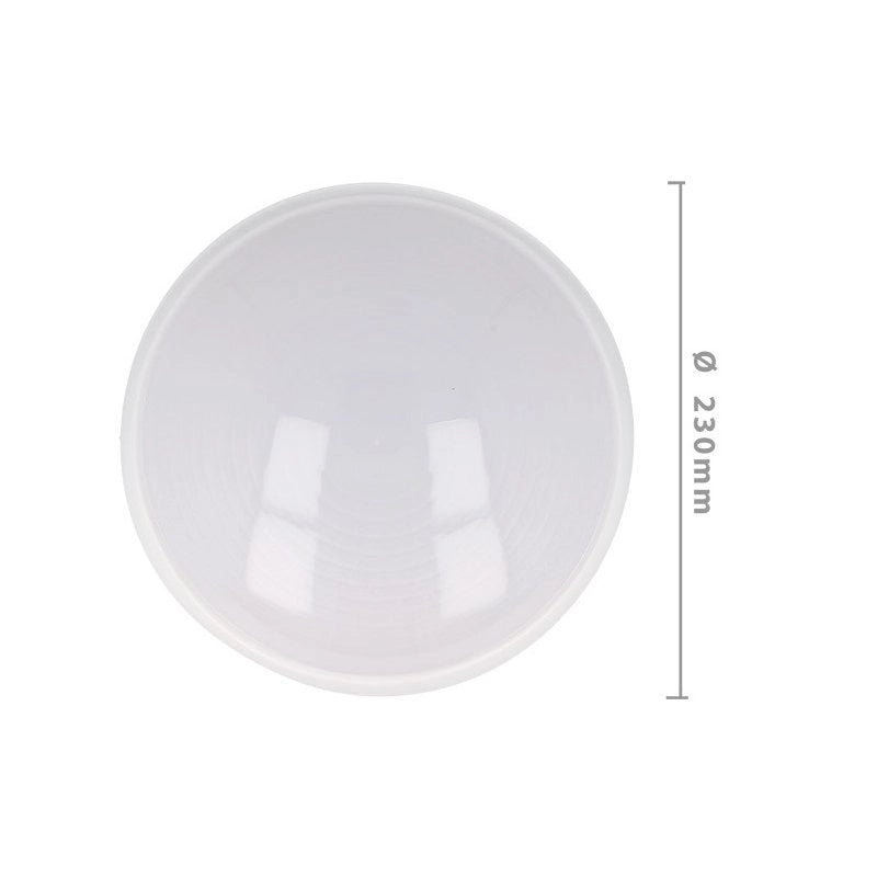 Plafoniera Led Da Soffitto Parete e Muro 7W 220V Bianco Neutro Diametro 230mm Interno IP20