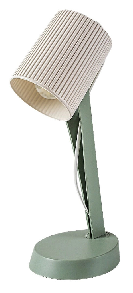 Lampada da tavolo verde bianco E14 Rabalux Solvet