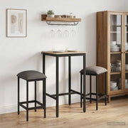 Sgabello da bar 2 pcs Grigio Chiaro 40 x 32 x 74 cm 8006170