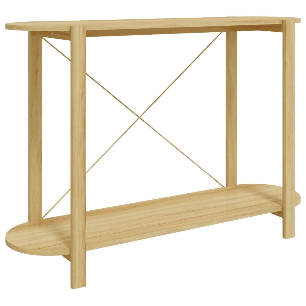 Tavolino Consolle 110x38x75 cm in Legno Multistrato 345692