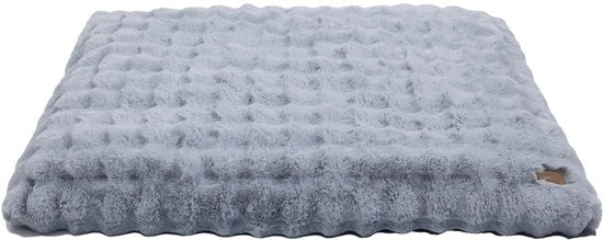Letto per Cani Grande, Larghezza 120 cm, Profondità 90 cm, Altezza 12 cm, Materiale Pluche, Colorazione Grigio, Piuma Antislip Removibile, Piuma Idrorepellente, Piuma Antiscivolo, Lavabile