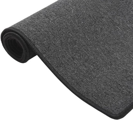 Tappeto a ruote colore antracite 50x300 cm - elegante e pratica copertura del pavimento