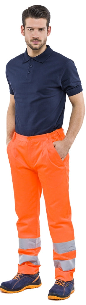 PANTALONE ALTA VISIBILITÀ Col. Arancio fluo Mis. L