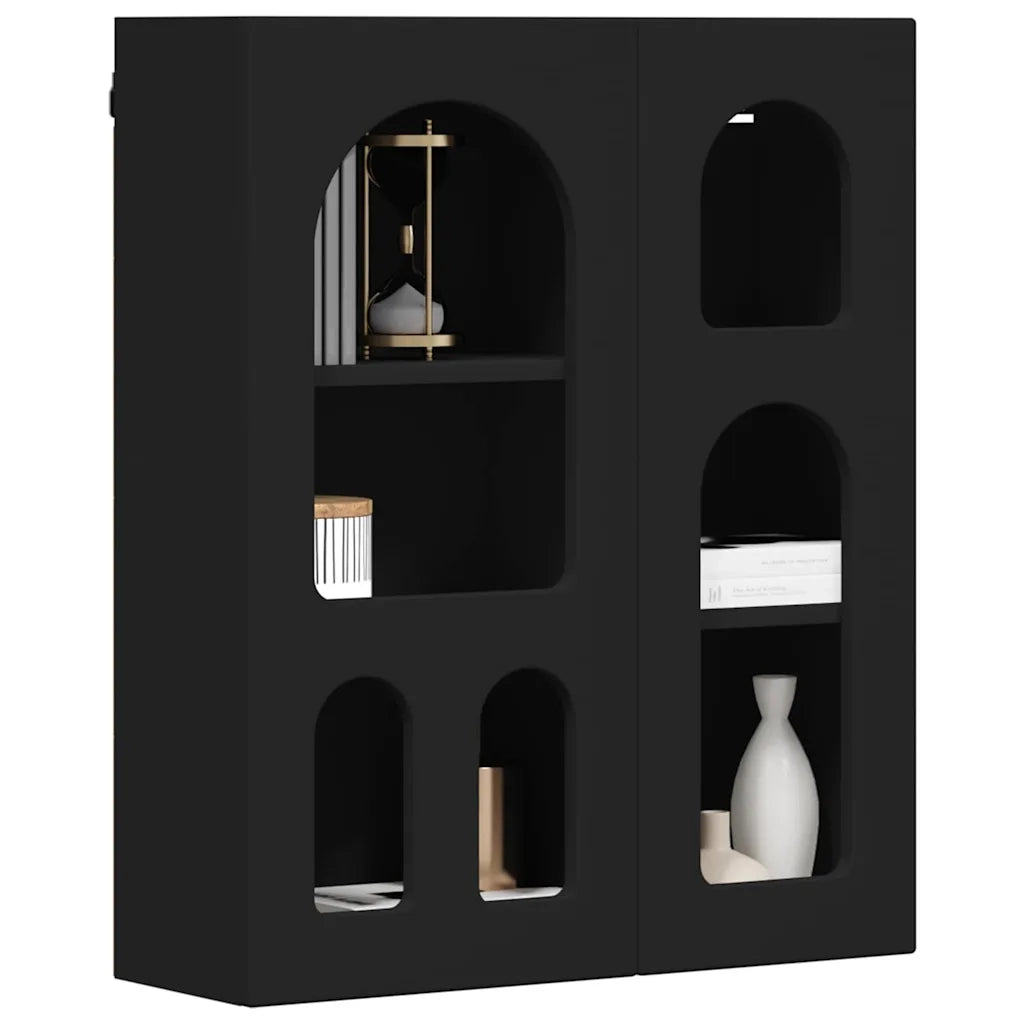 Armadio pensile Nero 59 x 20 x 71.5 cm Legno multistrato 891355