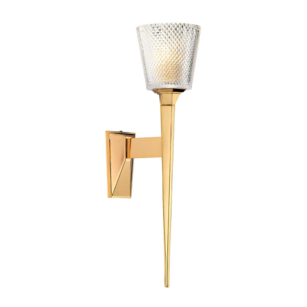 Applique lineare Verity oro lucido G9 3W IP44 Elstead