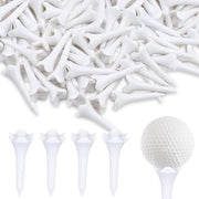 Tavole da Golf in Plastica 39 mm - 30 Pezzi - Antiscivolo - Resistenti allo Shock - Ideali per Simulator - Spazi per Ispali
