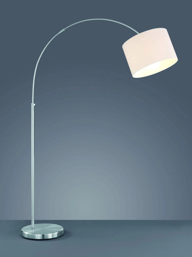 HOTEL LAMPADA DA TERRA ARCO PARALUME BIANCO H 215CM 1 LUCE ATTACCO E27