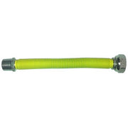 RACCORDO INOX ESTENSIBILE GAS 1/2 MF 200-400 GIALLO- 1,0 pz