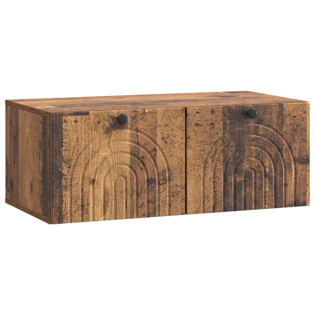 Mobile Porta TV da Muro Legno antico 78,5 x 41 x 30 cm 898183