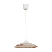 LAMPADA SOSP DUNA 30 1XE27 ALABASTRO TABACCO- 1,0 pz