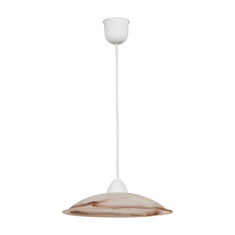 LAMPADA SOSP DUNA 30 1XE27 ALABASTRO TABACCO- 1,0 pz