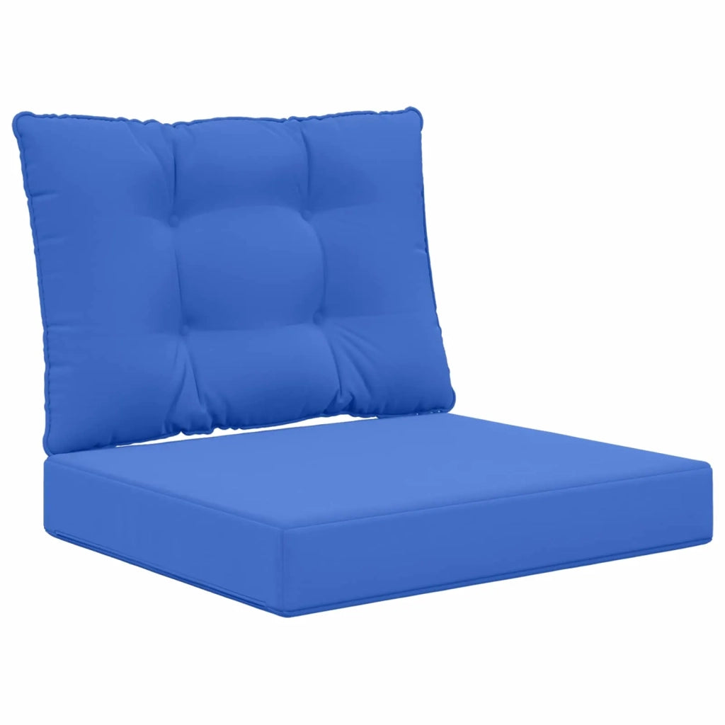 Cuscino per divano da esterno 2 pcs Blu Reale Poliestere