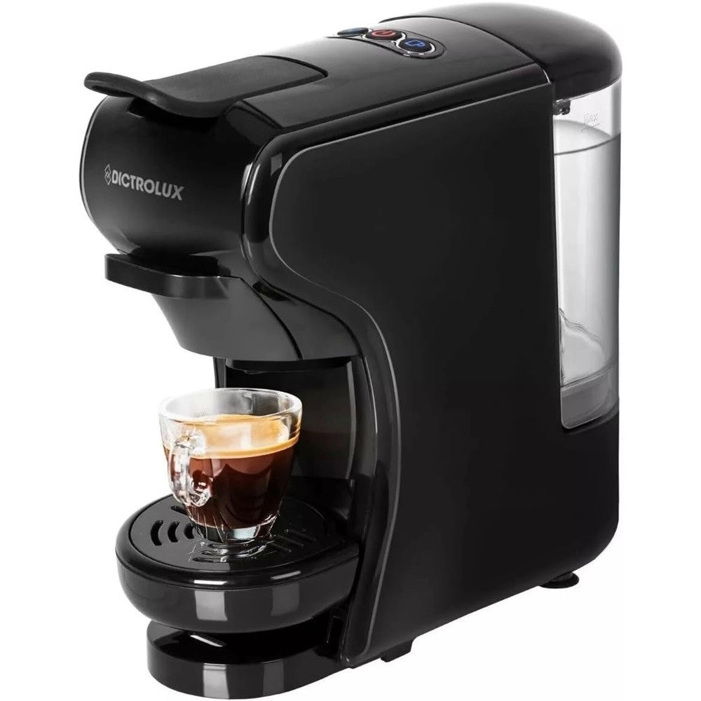 Trade Shop - Macchina Da Caffè 1450w 4in1 Capsule Cialde Compatibile Nespresso Dolce Gusto A Modo Mio -