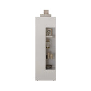 Vetrina SCENA – L60 x H187 x P42 cm – 1 porta – Bianco laccato lucido