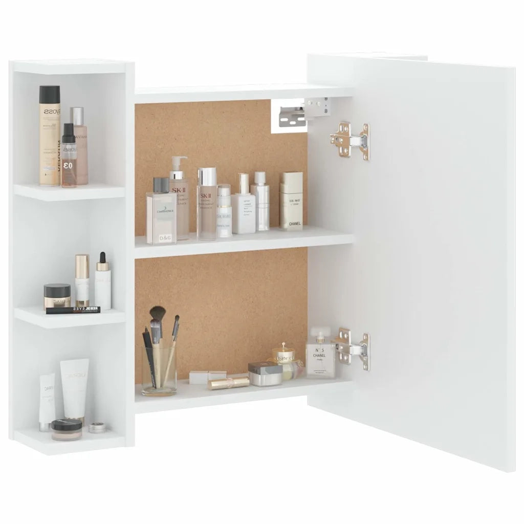 Mobile a Specchio | Armadio da bagno con LED Bianco 70x16,5x60 cm